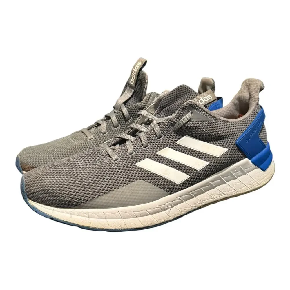 Adidas Questar Ride Men's Size 13 Gray Blue Athletic Running Sneakers